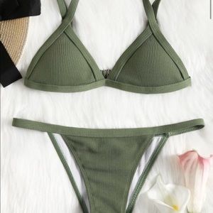Green bikini